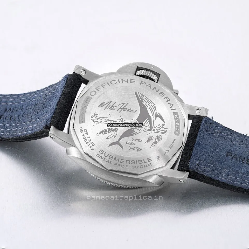 Alternative view of Fantastic Replica Panerai Luminor Submersible 47mm Titanium Case Automatic Watch