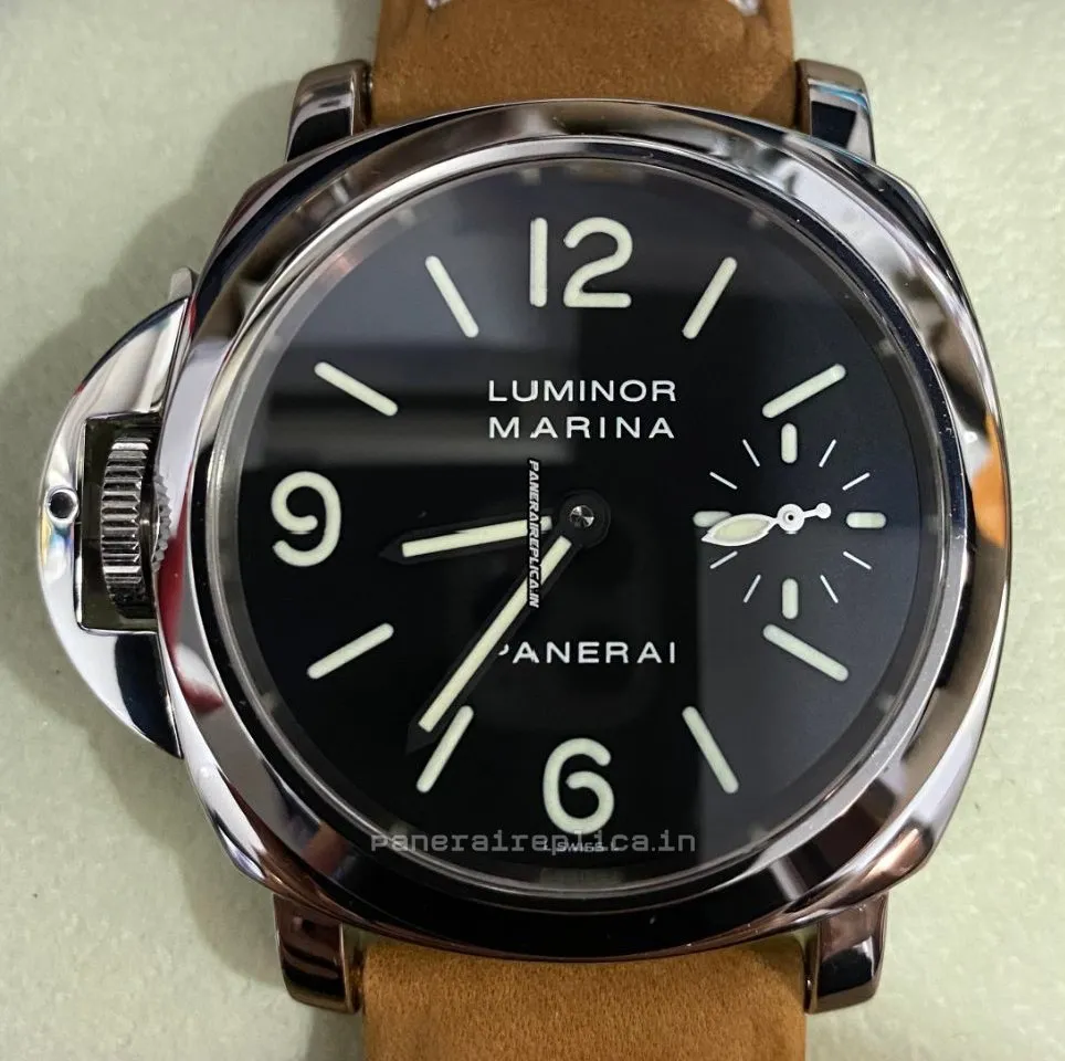 Swiss Replicas Panerai Luminor Marina 44mm Steel Case Mens/unisex Manual Winding Watch