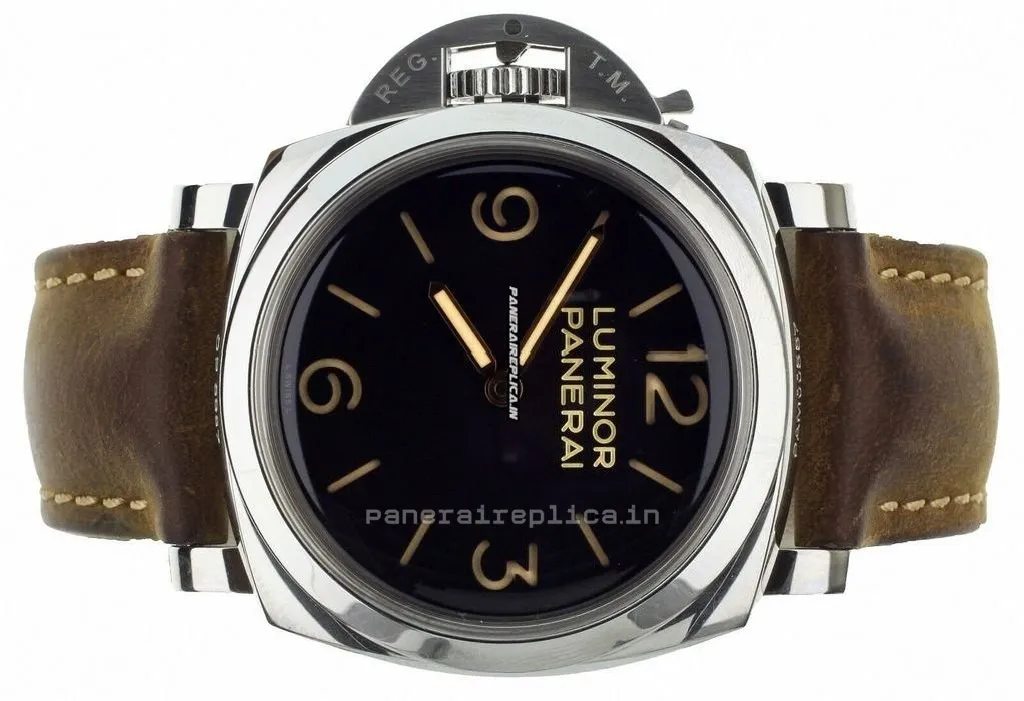 Alternative view of Swiss Replica Panerai Luminor 1950 47mm Steel Case Mens/unisex Manual Winding Watch