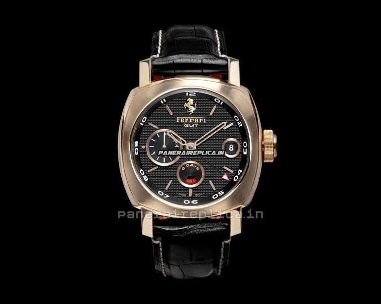 Alternative view of Fabulous Replicas Panerai Ferrari 45mm Rose Gold Case Mens/unisex Manual Winding Watch