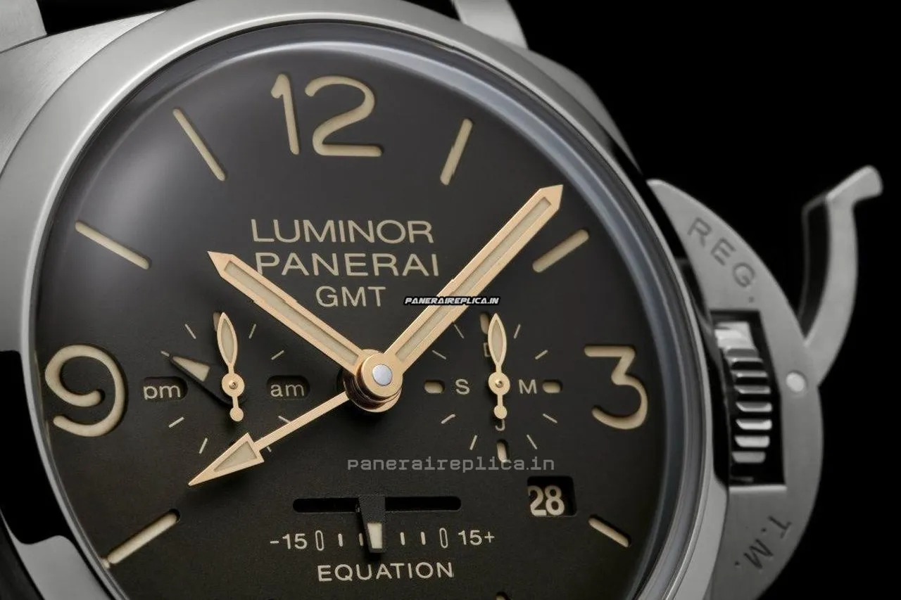 Alternative view of Affordable Copy Panerai Luminor 1950 47mm Titanium Case Mens/unisex Manual Winding Watch