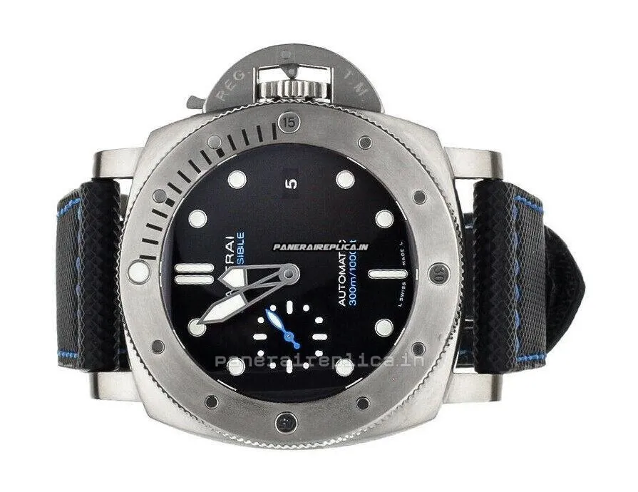 Alternative view of Great Fakes Panerai Luminor Submersible 47mm Titanium Case Mens/unisex Automatic Watch
