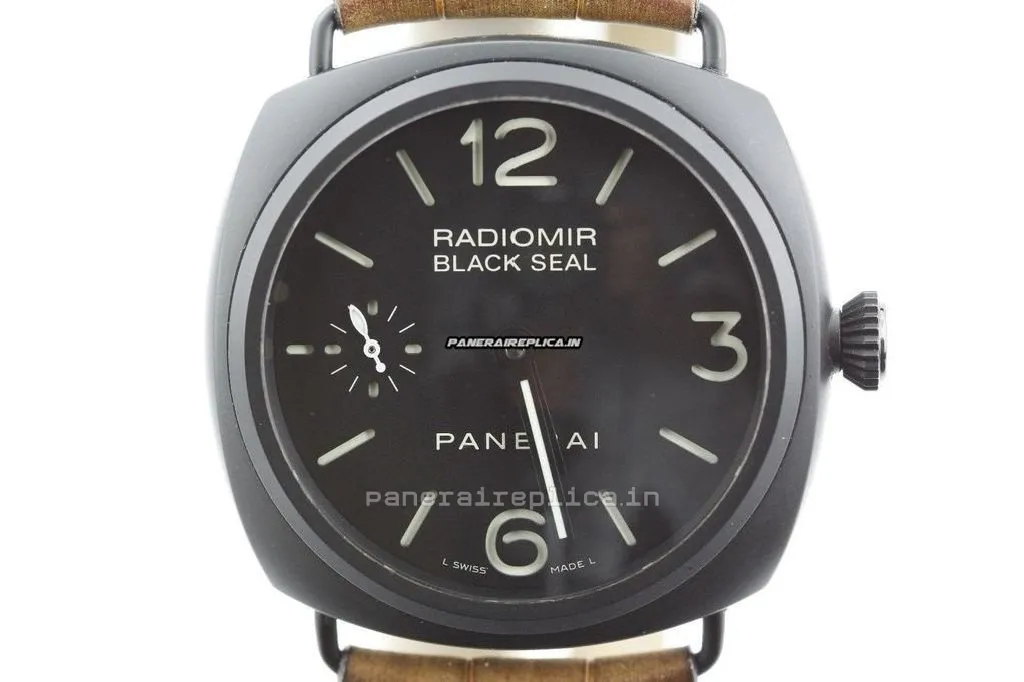 Alternative view of Superior Replica Panerai Radiomir Black Seal 44.5mm Ceramic Case Mens/unisex Manual Winding Watch