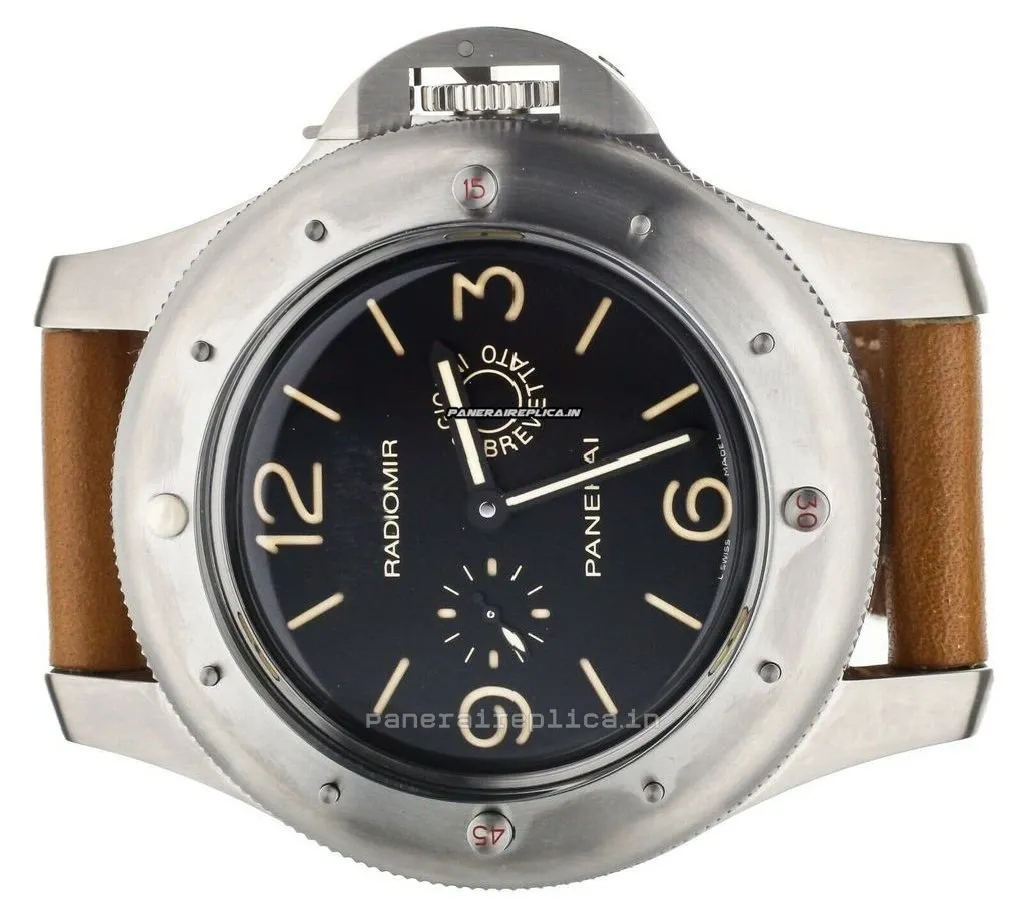 Alternative view of Trustworthy Fake Panerai Special Editions 60mm Titanium Case Mens/unisex Manual Winding Watch