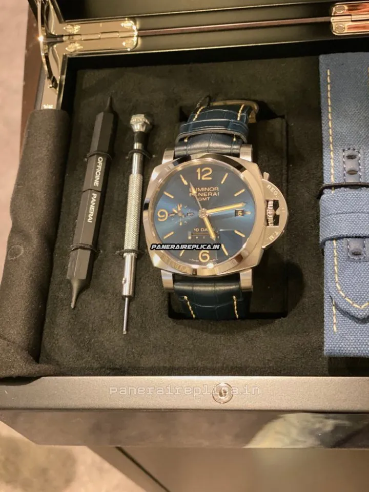 Alternative view of Attractive Fake Panerai Luminor 1950 Steel Case Mens/unisex Automatic Watch
