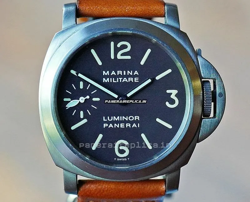Amazing Clone Panerai Special Editions 44mm Titanium Case Manual Winding Watch