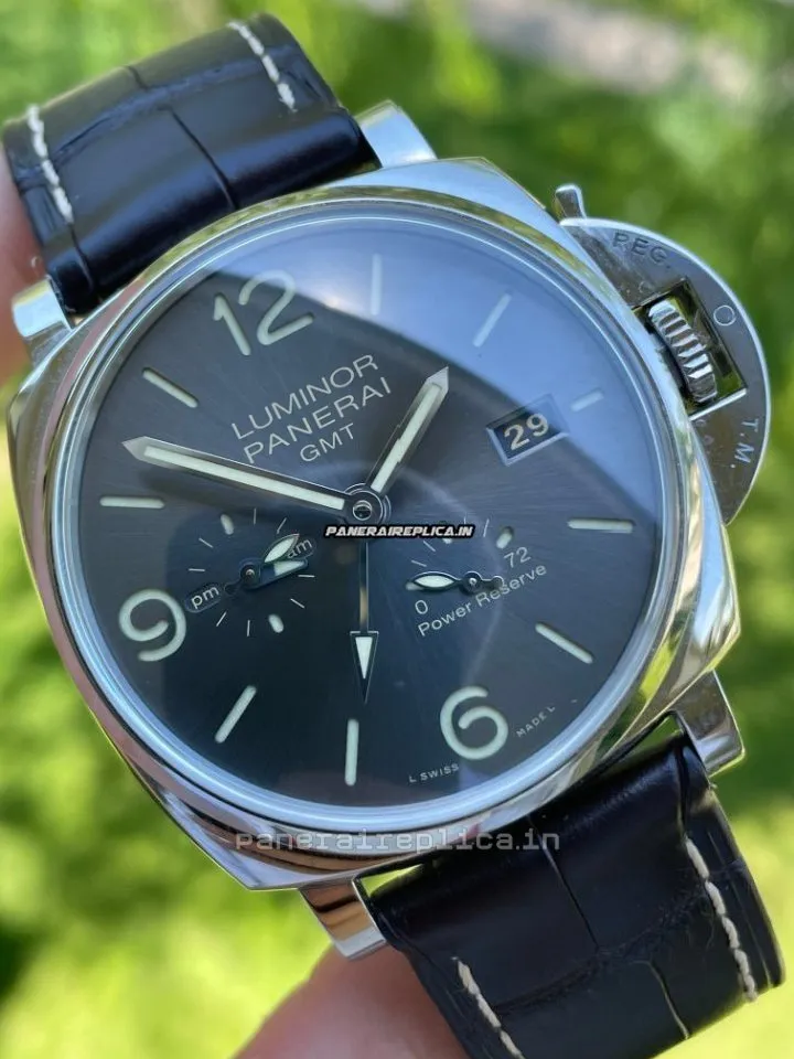 Alternative view of Fabulous Imitation Panerai Luminor Due 45mm Steel Case Mens/unisex Automatic Watch