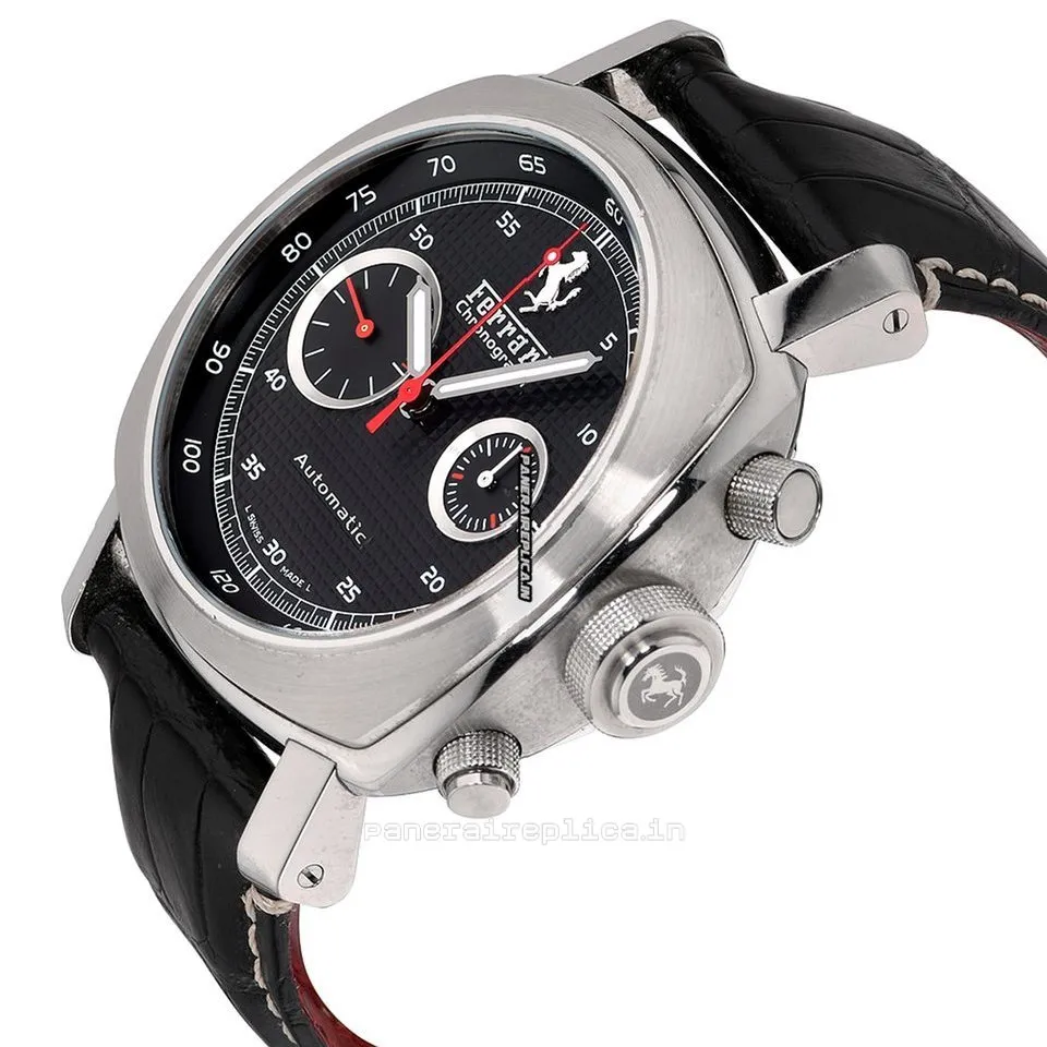 Alternative view of Great Copies Panerai Ferrari 45mm Steel Case Mens/unisex Automatic Watch