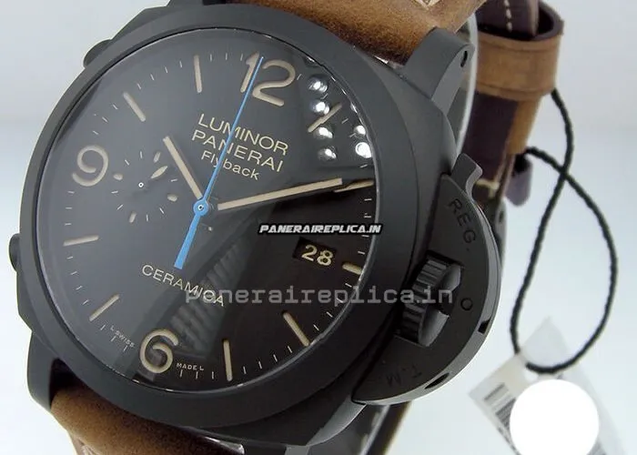 Alternative view of Trustworthy Replica Panerai Luminor 1950 44mm Ceramic Case Mens/unisex Automatic Watch