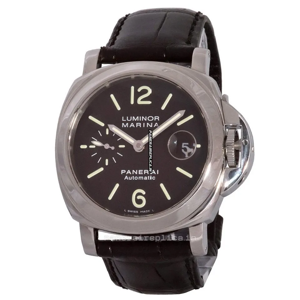 Alternative view of Superb Replica Panerai Luminor Marina 44mm Steel Case Mens/unisex Automatic Watch