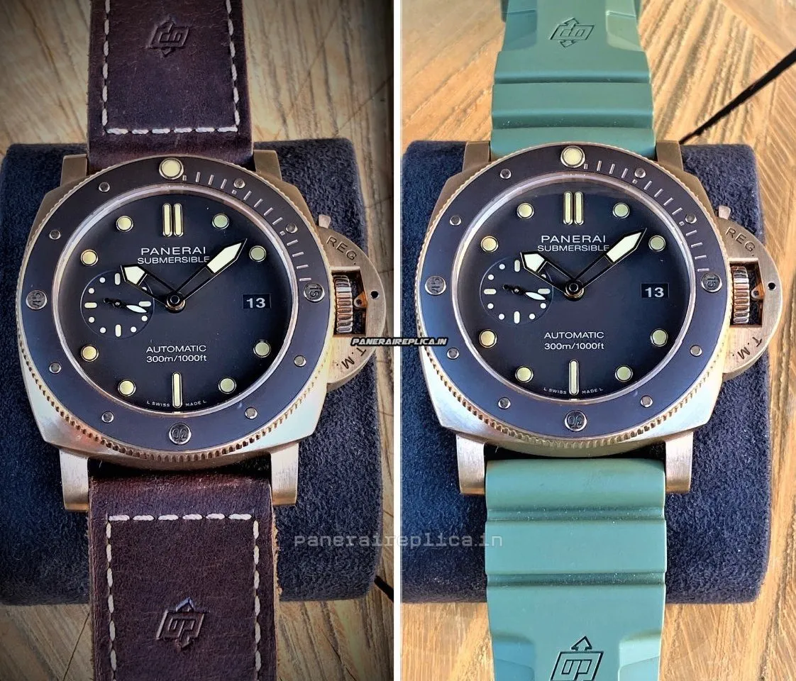 Exquisite Fake Panerai Luminor Submersible 47mm Bronze Case Mens/unisex Automatic Watch