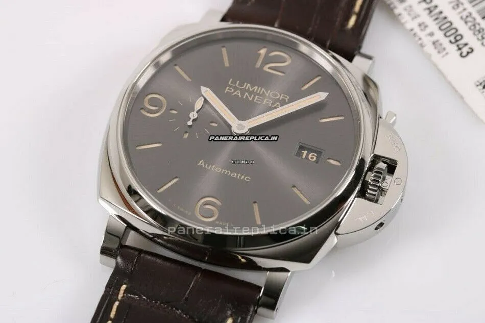 Alternative view of Design Copies Panerai Luminor Due 45mm Steel Case Mens/unisex Automatic Watch