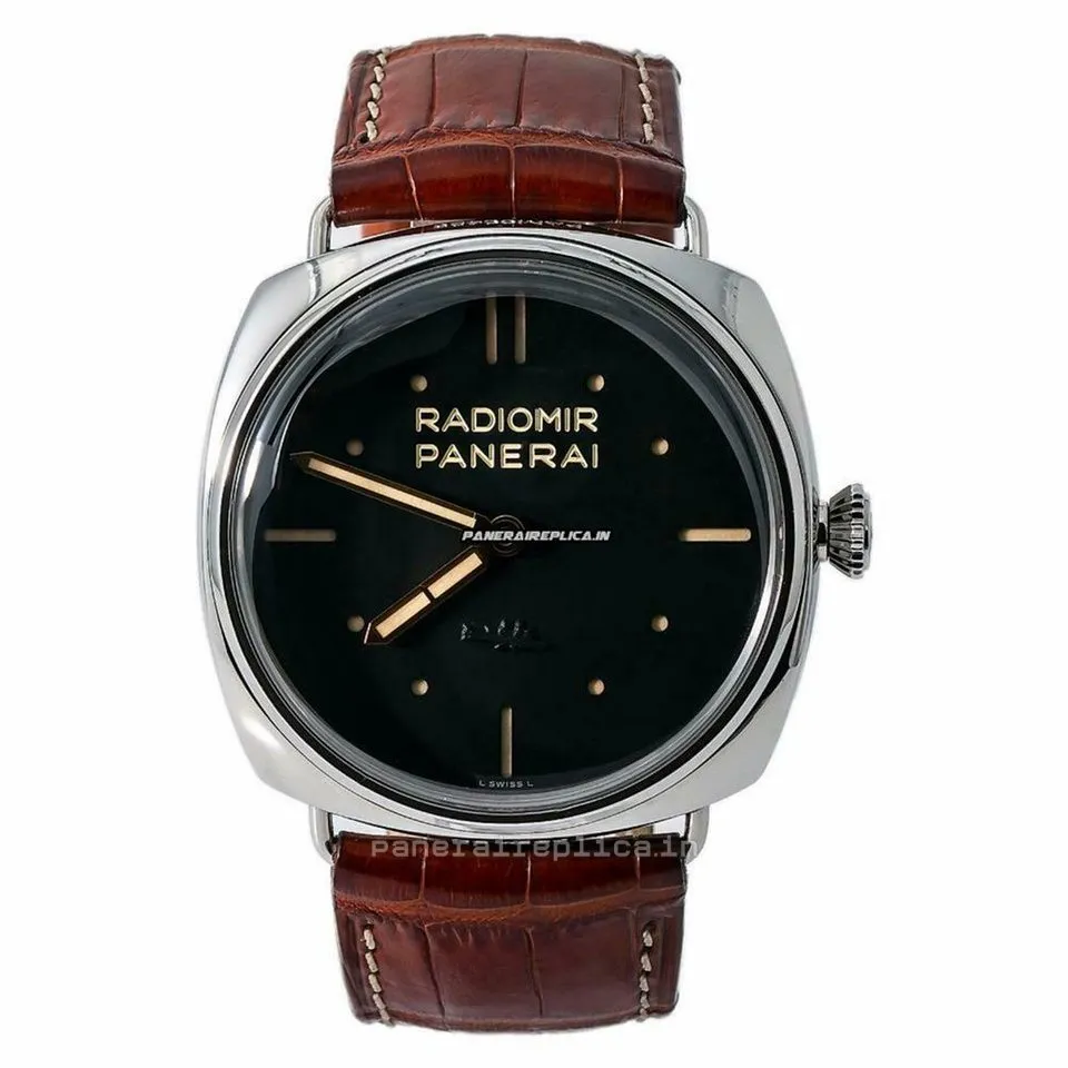Lovely Replicas Panerai Radiomir 3 Days Gmt 51x47mm Steel Case Mens/unisex Manual Winding Watch