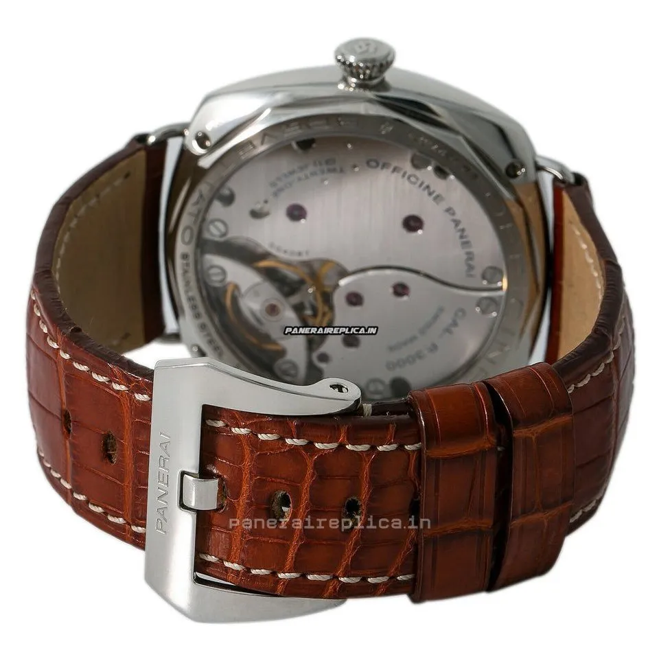 Alternative view of Lovely Replicas Panerai Radiomir 3 Days Gmt 51x47mm Steel Case Mens/unisex Manual Winding Watch