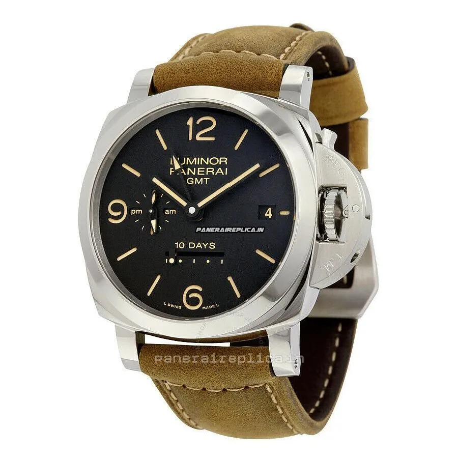 Great Fakes Panerai Luminor Gmt Automatic 44mm Steel Case Automatic Watch