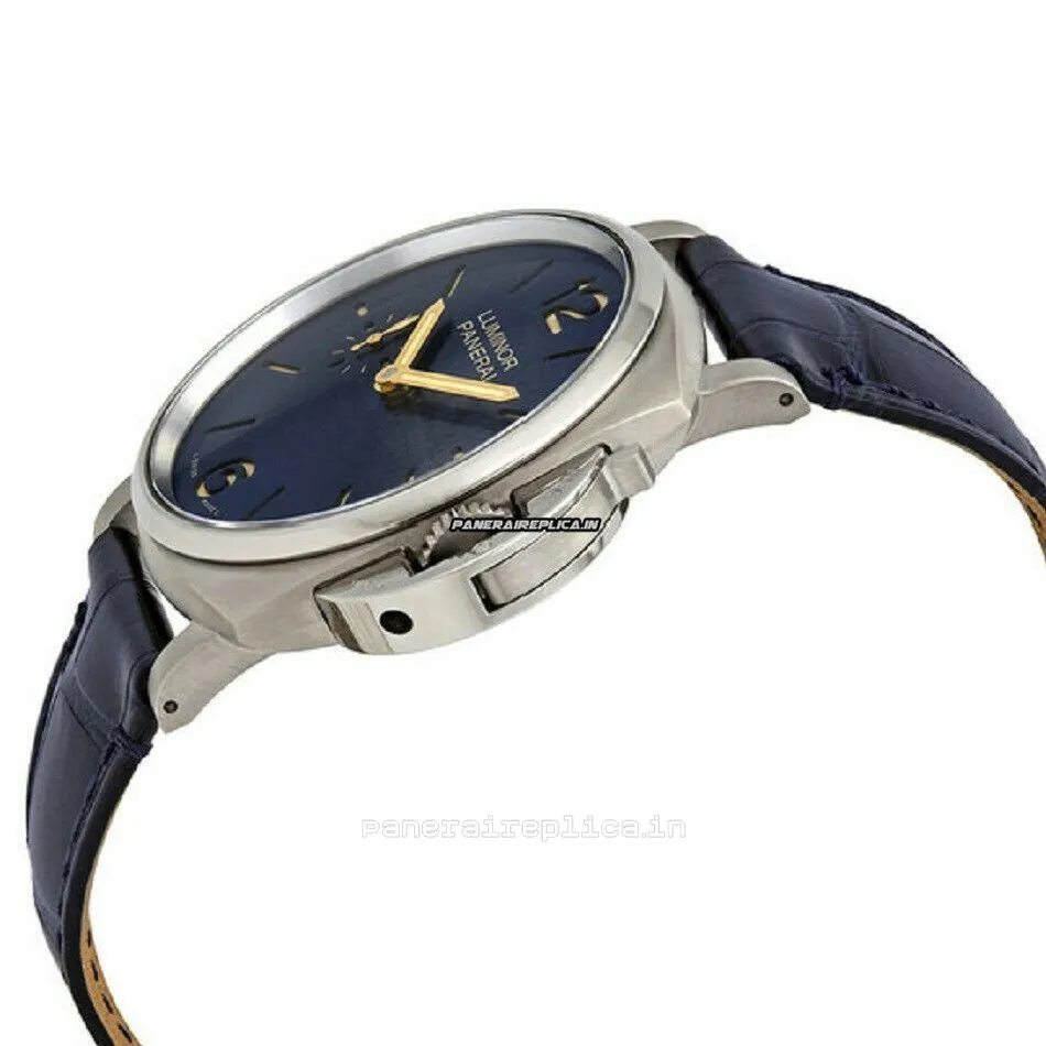 Alternative view of Distinctive Copy Panerai Luminor Due 41mm Titanium Case Mens/unisex Quartz Watch
