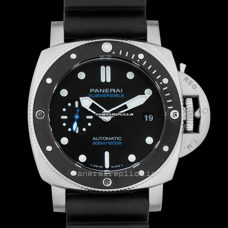 Beautiful Fake Panerai Luminor Submersible 42mm Steel Case Mens/unisex Automatic Watch