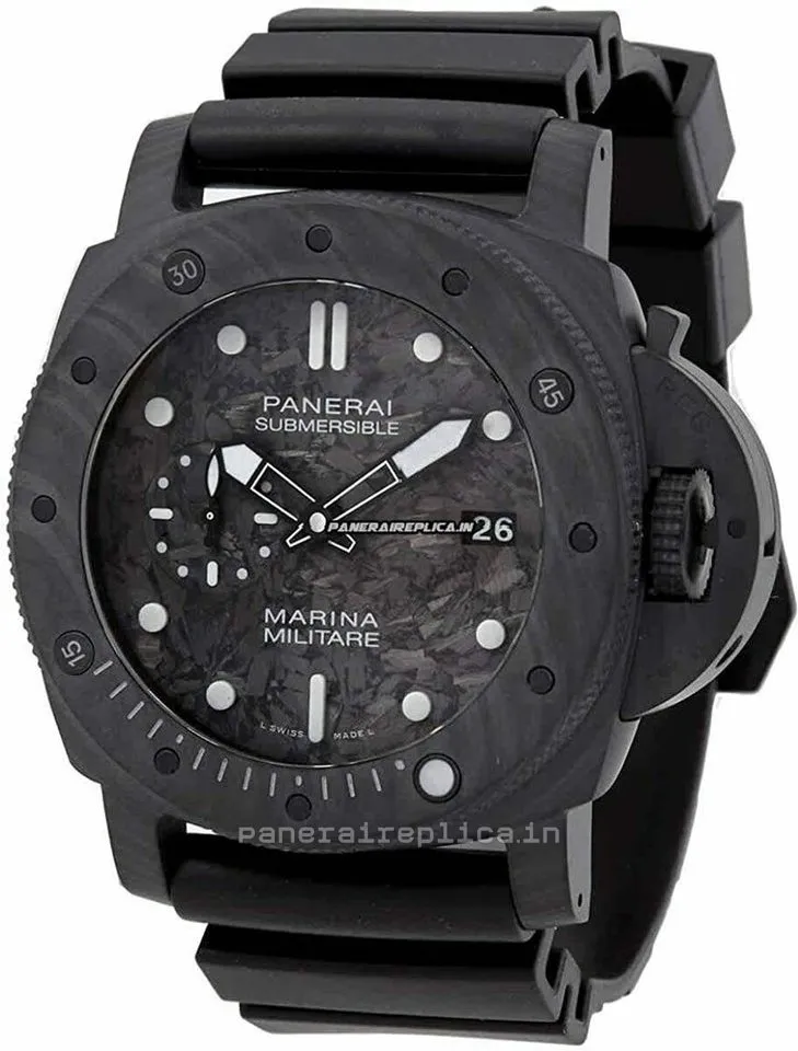 Lovely Fakes Panerai Panerai Watches 47mm Carbon Case Mens/unisex Automatic Watch