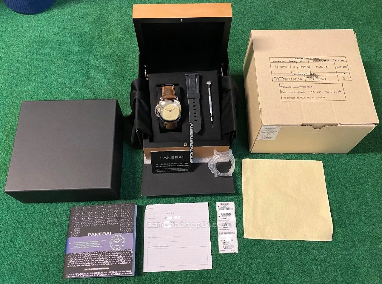 Alternative view of Design Fake Panerai Special Editions 47mm Steel Case Mens/unisex Manual Winding Watch