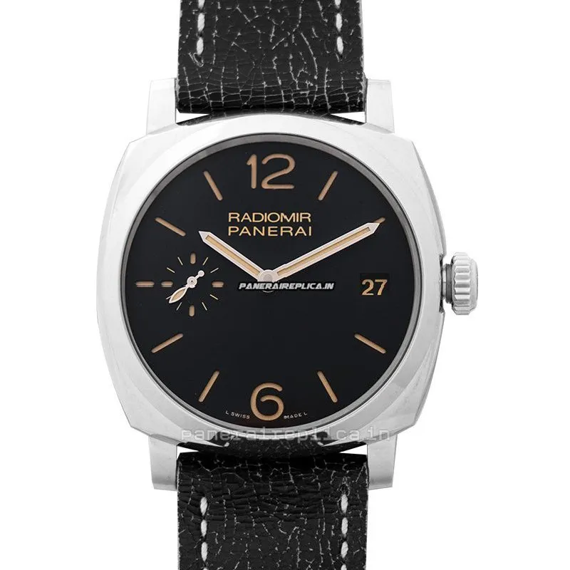 Alternative view of Beautiful Fake Panerai Radiomir 1940 47mm Steel Case Mens/unisex Manual Winding Watch