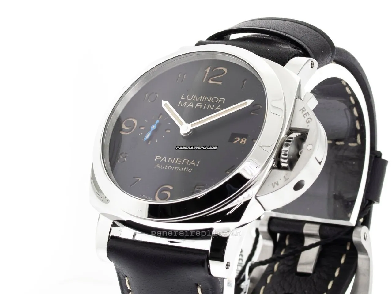 Alternative view of Incredible Clone Panerai Luminor Marina 44mm Steel Case Mens/unisex Automatic Watch