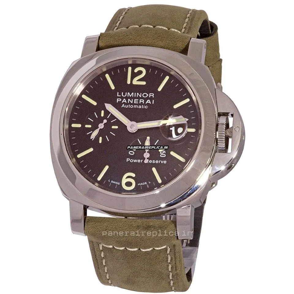 Alternative view of Wonderful Replica Panerai Luminor Power Reserve 44mm Steel Case Mens/unisex Automatic Watch