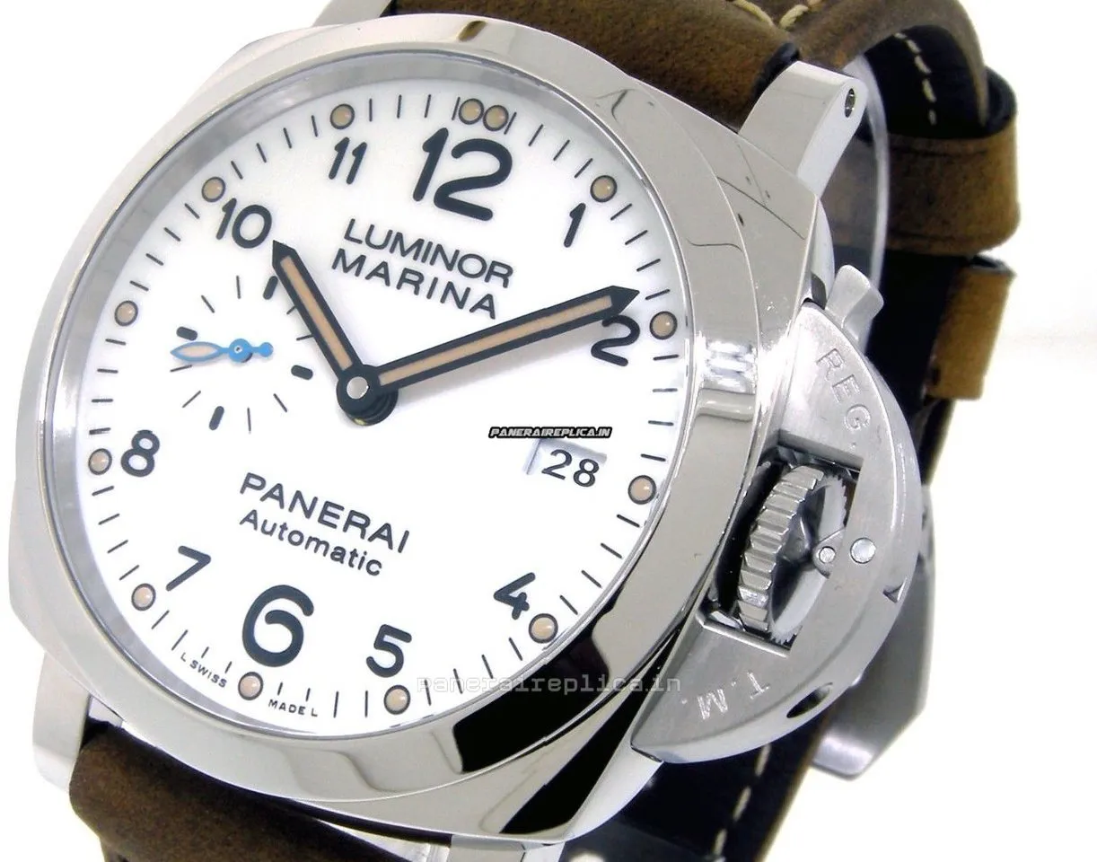 Alternative view of Nice Fake Panerai Luminor Marina 44mm Steel Case Mens/unisex Automatic Watch