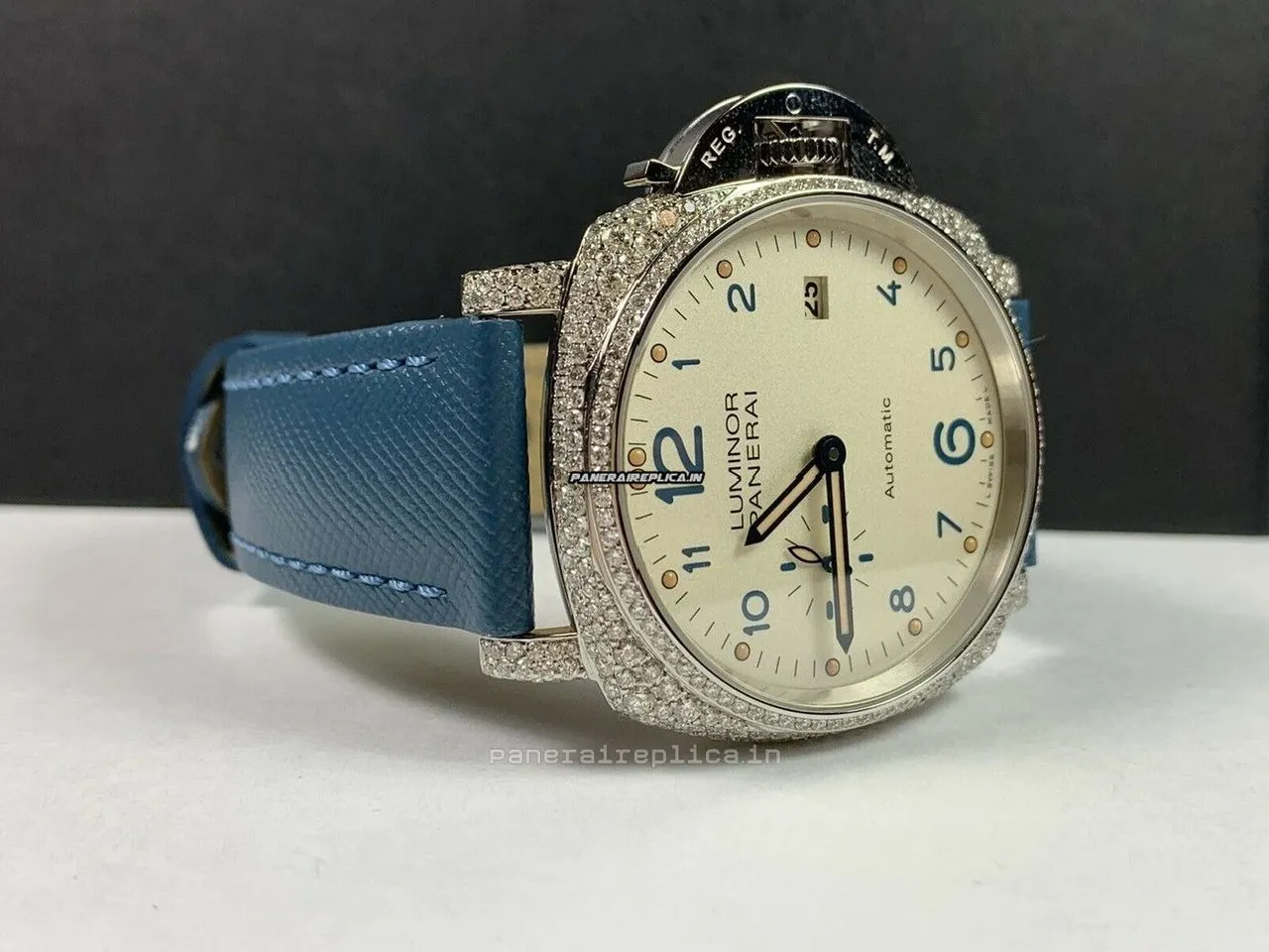 Alternative view of Excellent Fake Panerai Luminor Due 42mm Steel Case Mens/unisex Automatic Watch