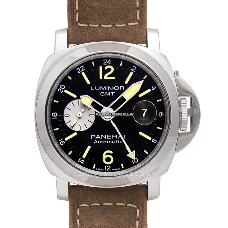 Alternative view of Suitable Fake Panerai Luminor Gmt Automatic 44mm Steel Case Mens/unisex Automatic Watch