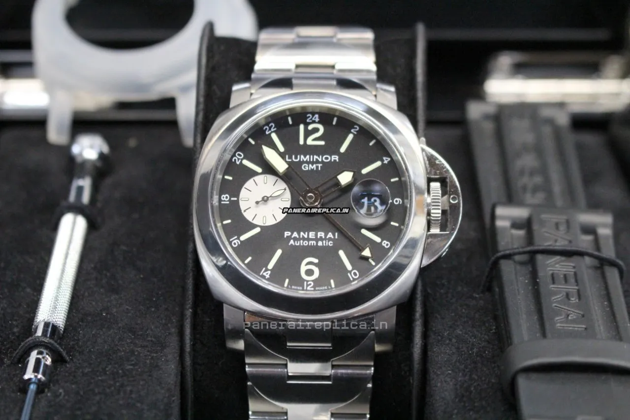 Amazing Knockoff Panerai Luminor Gmt Automatic 44mm Titanium Case Mens/unisex Automatic Watch