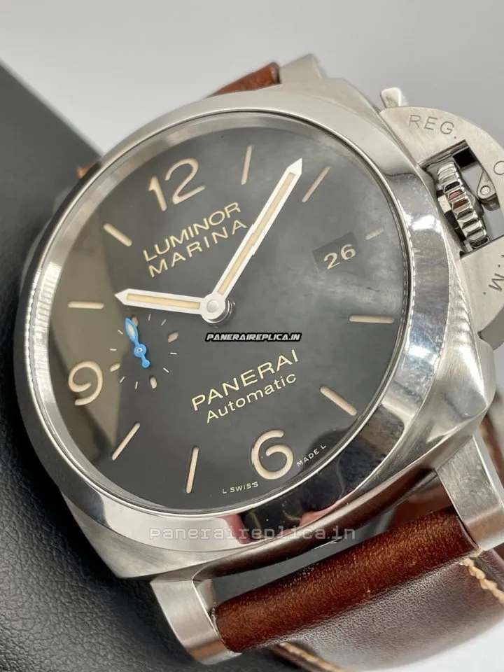 Fine Fakes Panerai Luminor 1950 44mm Steel Case Automatic Watch