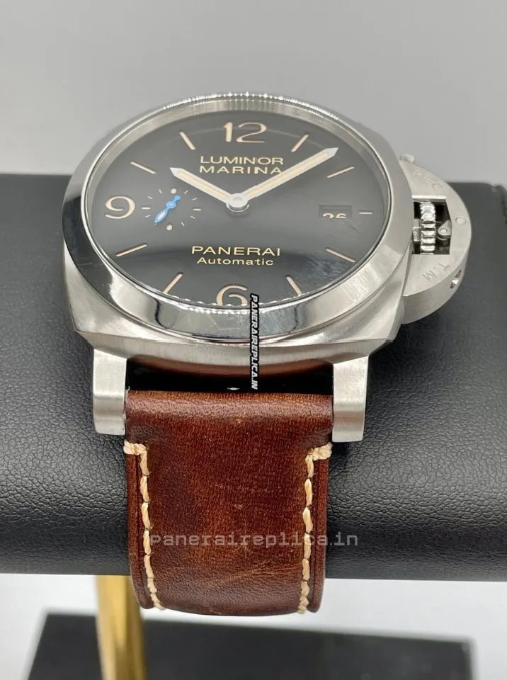 Alternative view of Fine Fakes Panerai Luminor 1950 44mm Steel Case Automatic Watch