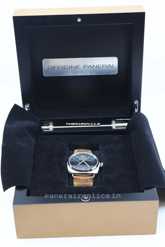 Alternative view of Great Fake Panerai Radiomir 10 Days Gmt 47mm Steel Case Mens/unisex Automatic Watch