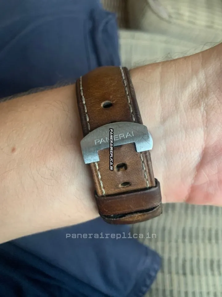 Alternative view of Top Fakes Panerai Luminor Marina 44mm Steel Case Mens/unisex Automatic Watch
