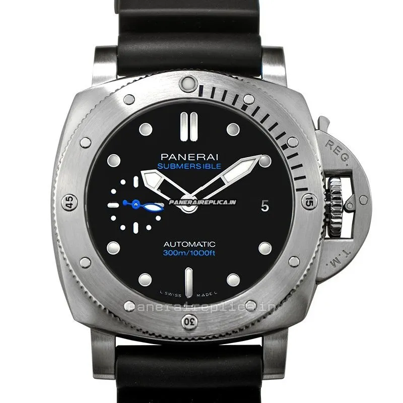 Alternative view of Cheap Fake Panerai Luminor Submersible 42mm Steel Case Mens/unisex Automatic Watch