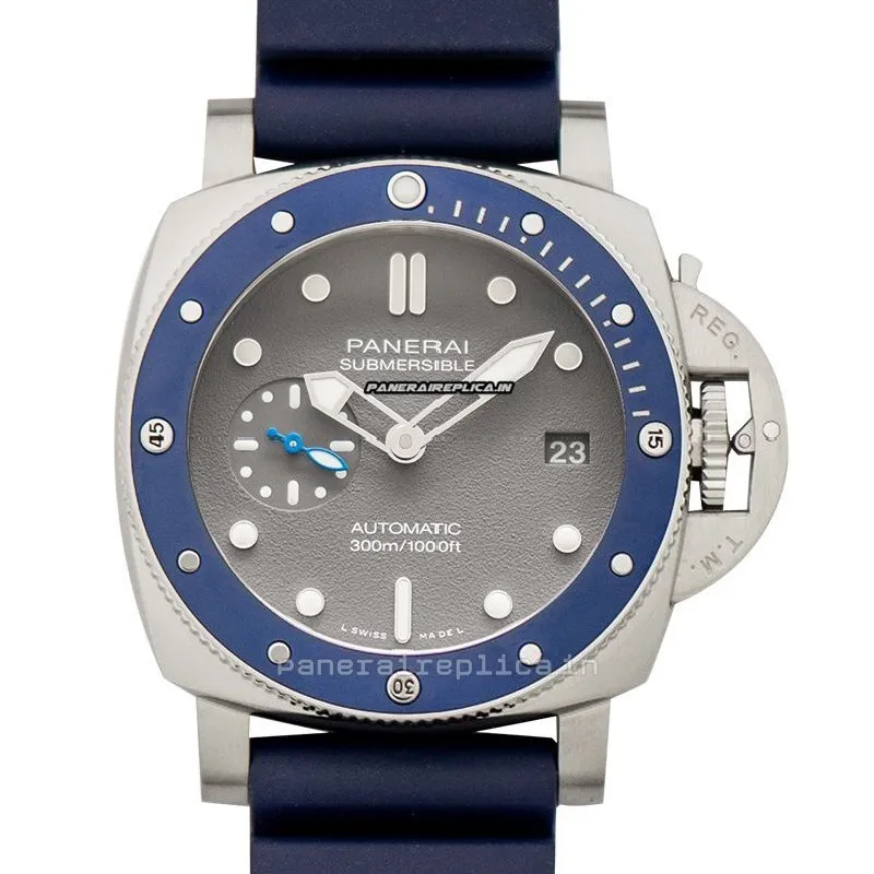 Alternative view of Fine Clone Panerai Luminor Submersible 42mm Steel Case Mens/unisex Automatic Watch
