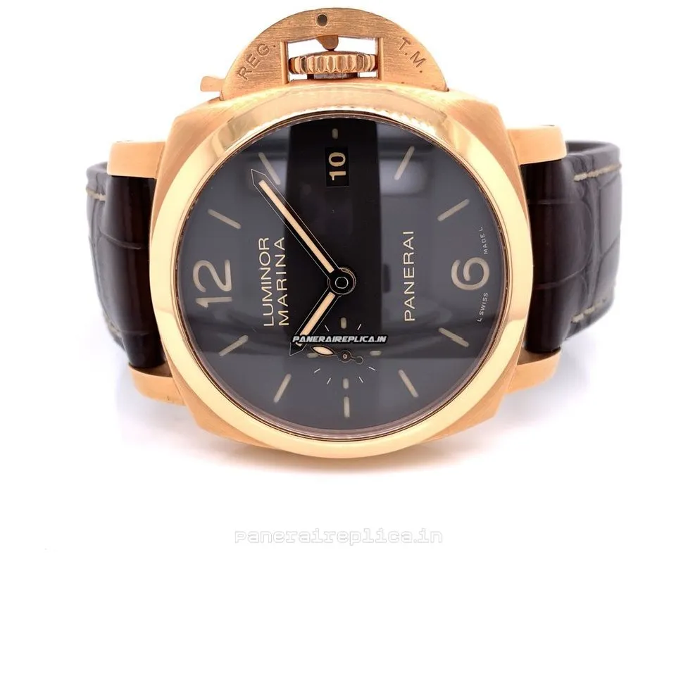 High Quality Replica Panerai Luminor Marina 42mm Rose Gold Case Mens/unisex Automatic Watch