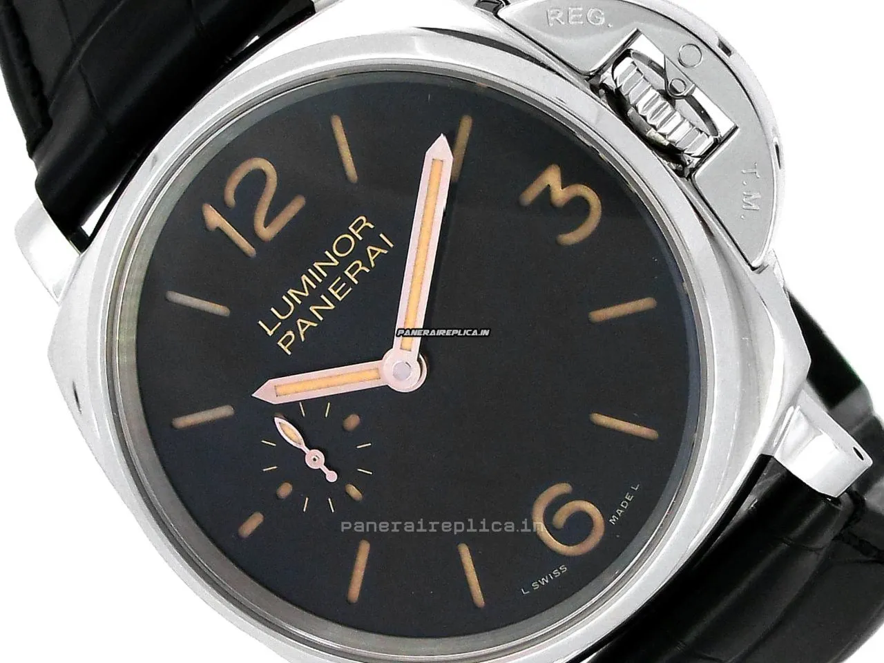 Alternative view of Neat Copy Panerai Luminor Due 42mm Steel Case Mens/unisex Manual Winding Watch
