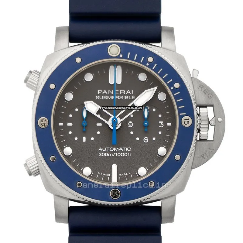 Alternative view of Superb Clone Panerai Luminor Submersible 47mm Titanium Case Mens/unisex Automatic Watch