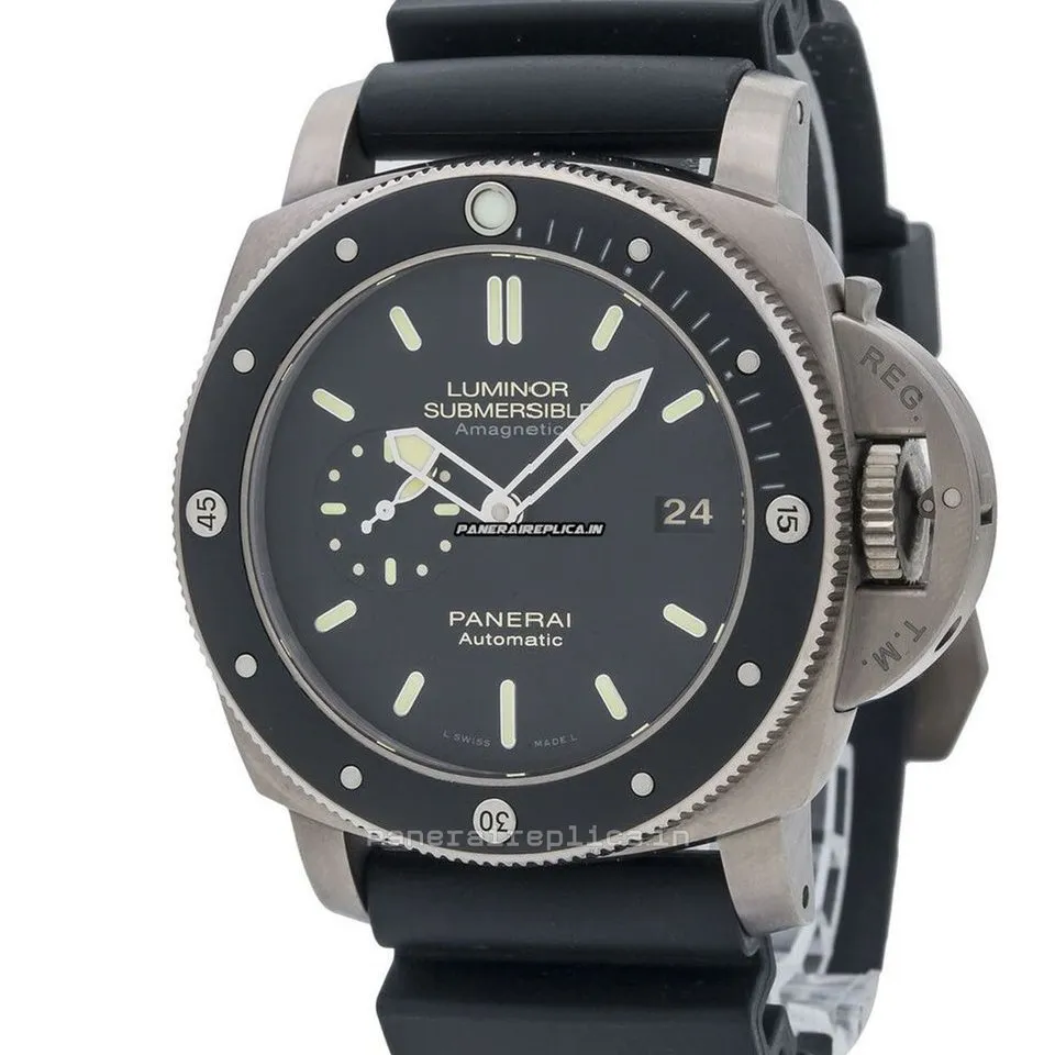 Distinctive Knockoff Panerai Luminor Submersible 47mm Titanium Case Mens/unisex Automatic Watch
