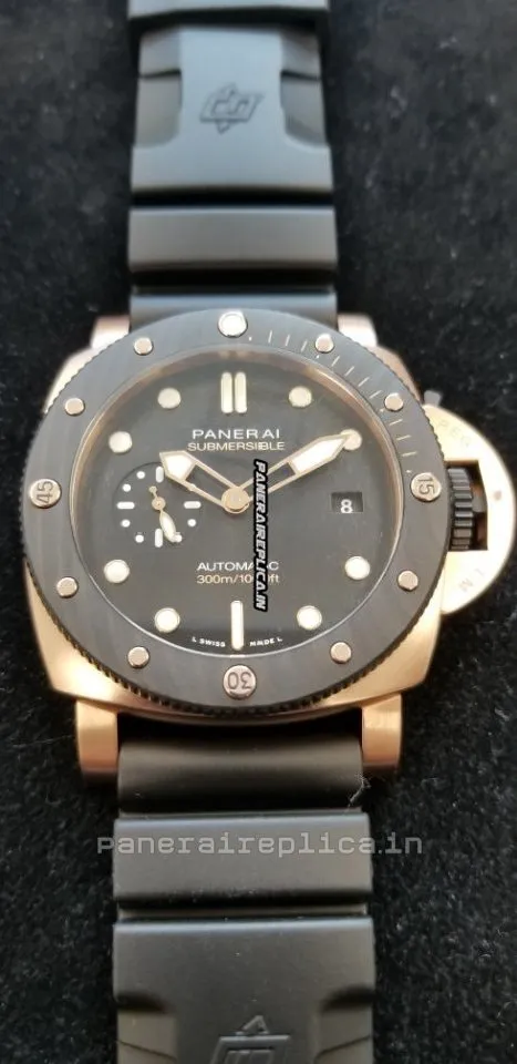 Alternative view of Quality Replica Panerai Special Editions 44mm Rose Gold Case Mens/unisex Automatic Watch