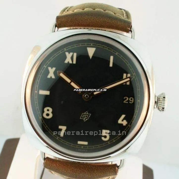 Offering Clone Panerai Radiomir 3 Days Gmt 47mm Steel Case Mens/unisex Manual Winding Watch