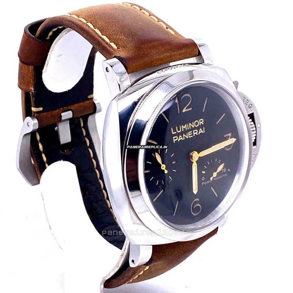 Alternative view of Affordable Fakes Panerai Luminor 1950 47mm Steel Case Mens/unisex Manual Winding Watch