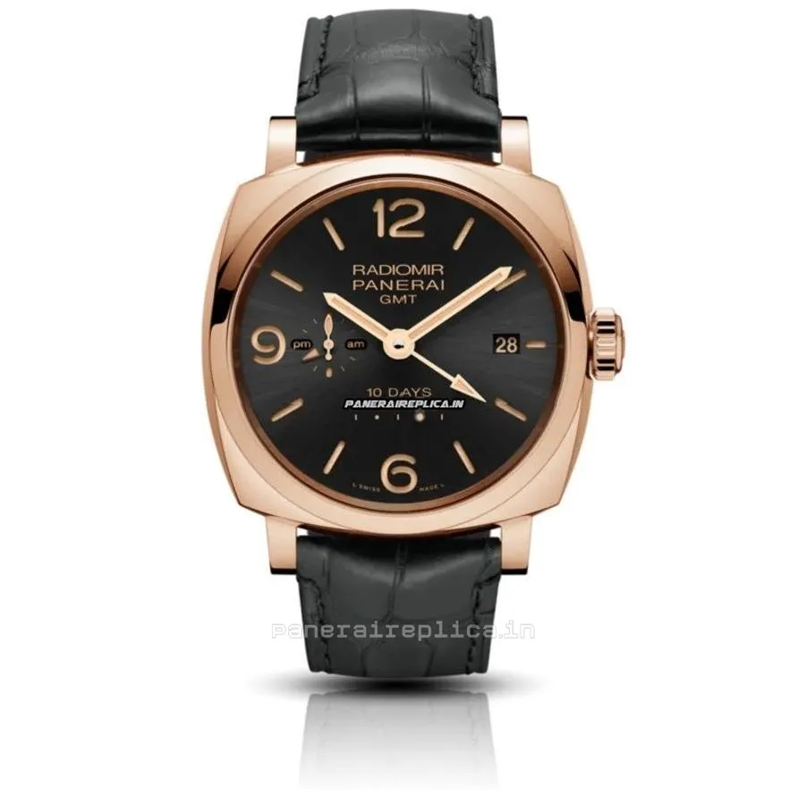Wholesale Fake Panerai Special Editions 45mm Rose Gold Case Mens/unisex Manual Winding Watch