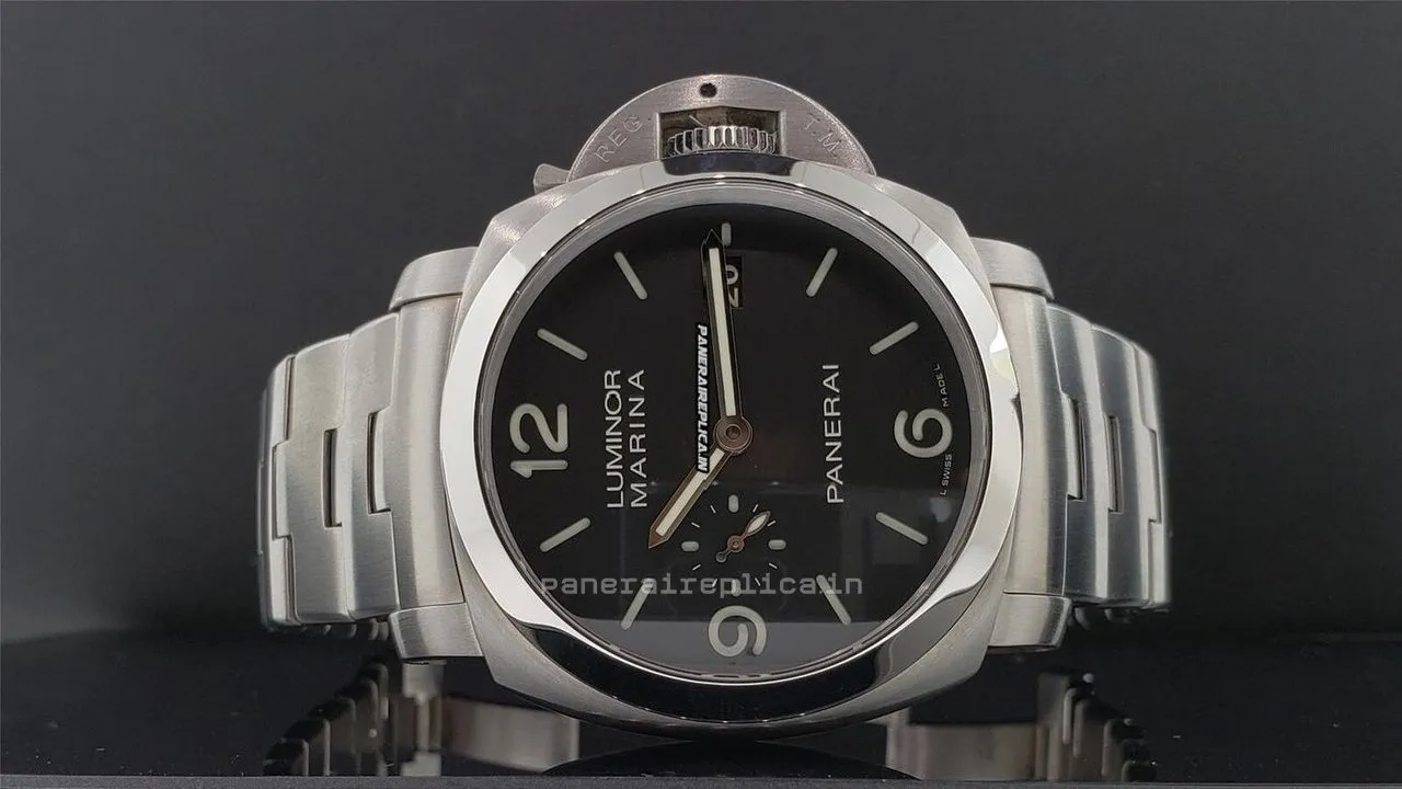 Alternative view of Fabulous Replica Panerai Luminor Marina 44mm Steel Case Mens/unisex Automatic Watch