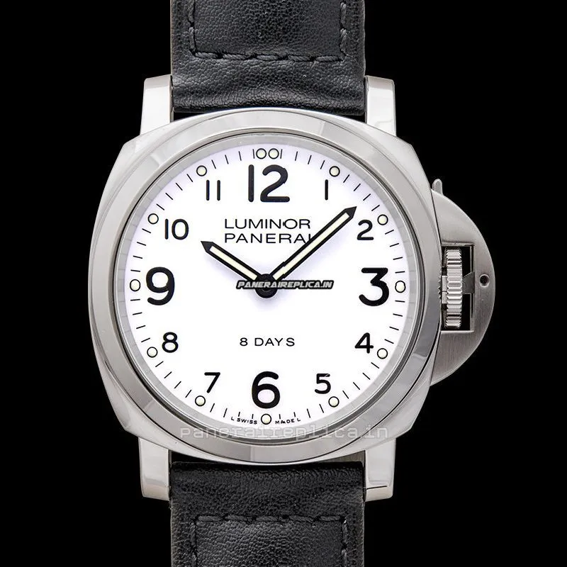 Lovely Copies Panerai Luminor Base 44mm Steel Case Mens/unisex Manual Winding Watch