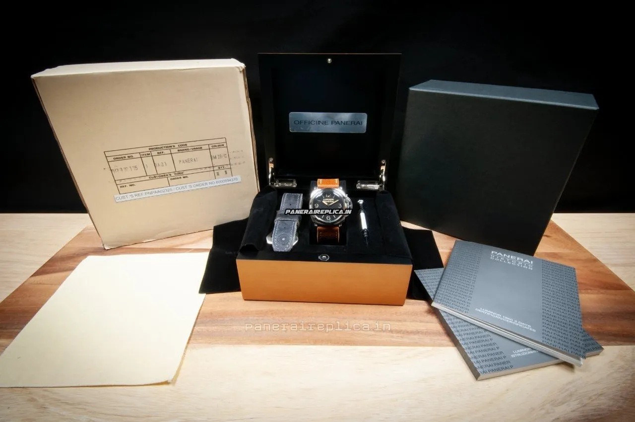 Alternative view of Fantastic Replica Panerai Luminor 1950 47mm Steel Case Mens/unisex Manual Winding Watch