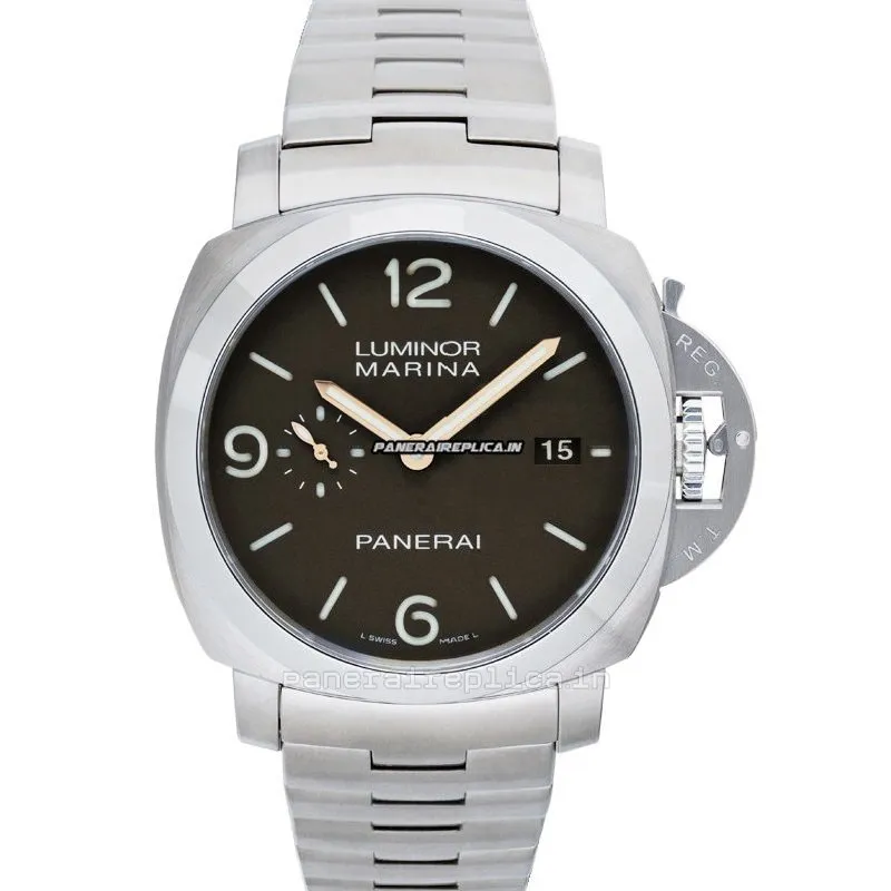 Alternative view of Amazing Replica Panerai Luminor Marina 44mm Titanium Case Mens/unisex Automatic Watch