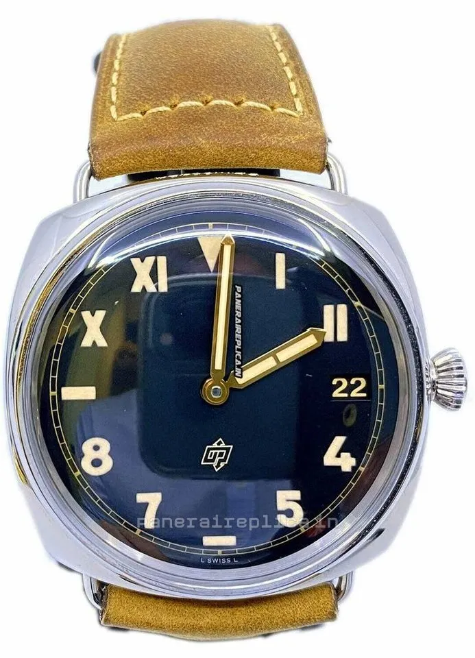 Terrific Fake Panerai Radiomir 3 Days Gmt 47mm Steel Case Mens/unisex Manual Winding Watch