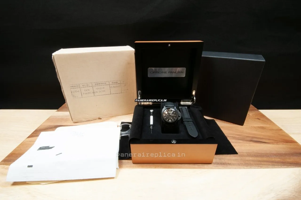 Alternative view of Defect Imitation Panerai Luminor 1950 44mm Ceramic Case Mens/unisex Automatic Watch